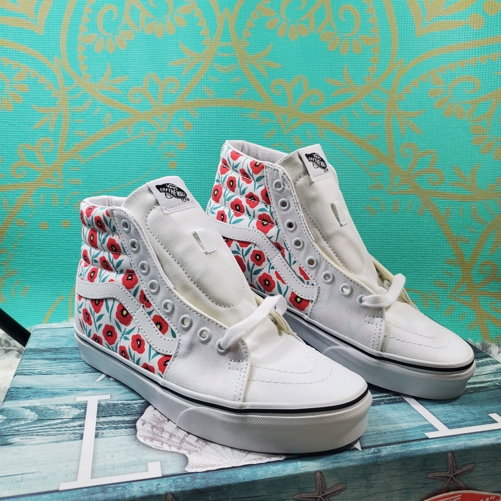 Vans sk8-HI Flowers 💐😍 (CL) - Picture 10 of 14